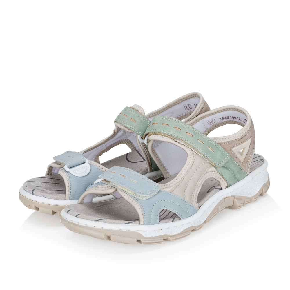 detail Dámské sandály RIEKER 68866-94 modrá S6