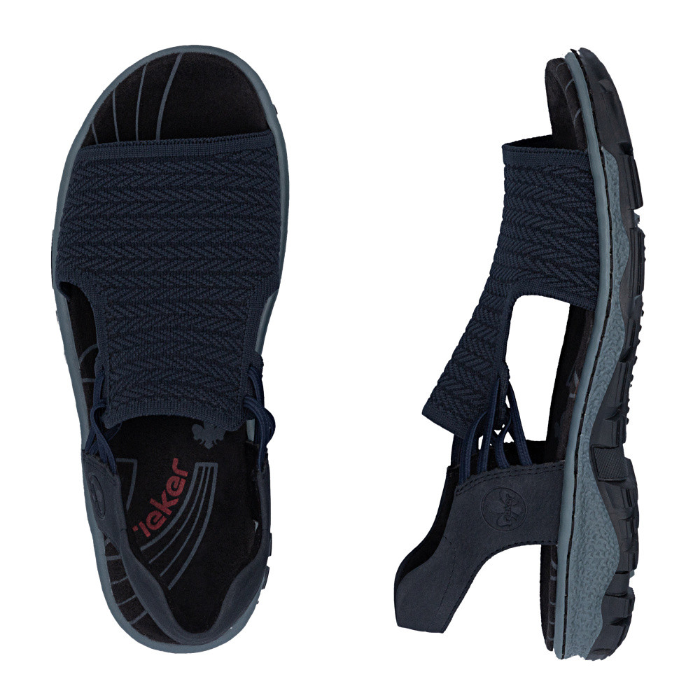 detail Dámské sandály RIEKER 68884-14 modrá S6