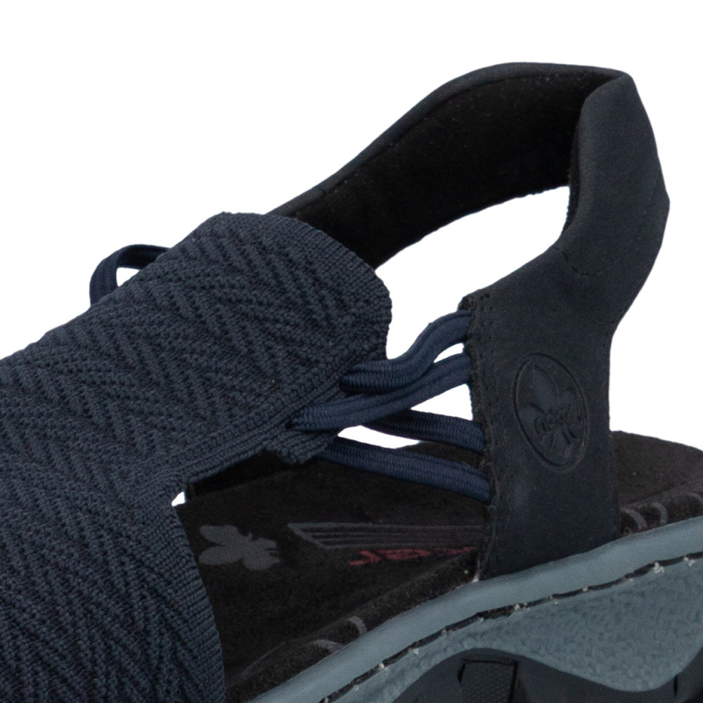 detail Dámské sandály RIEKER 68884-14 modrá S6