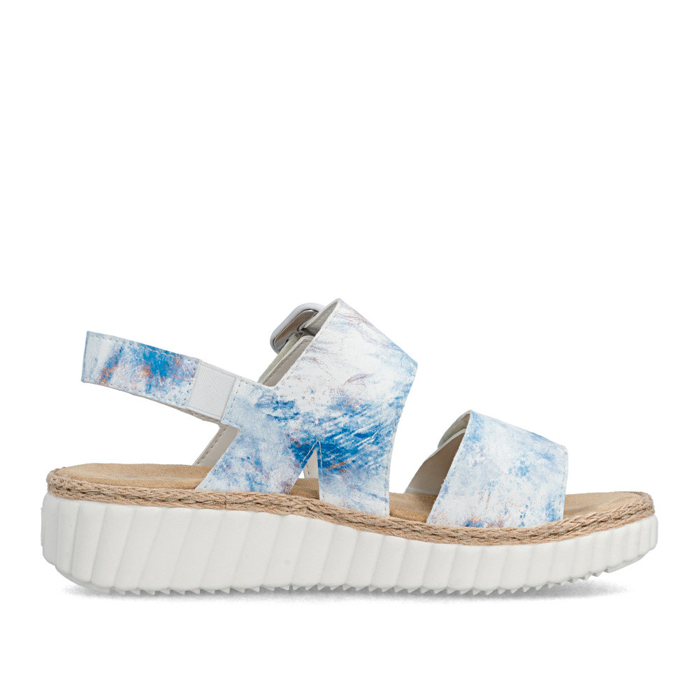 detail Dámské sandály RIEKER 69260-90 bílá S6