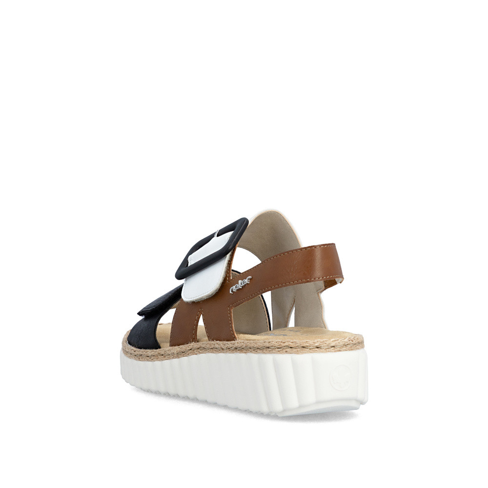 detail Dámské sandály RIEKER 69260-91 černá S6