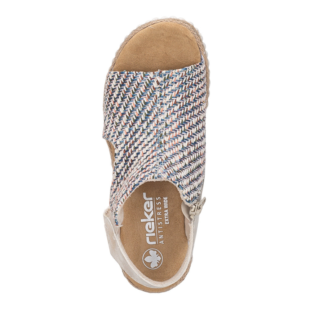 detail Dámské sandály RIEKER 69284-90   MULTI   F/S6