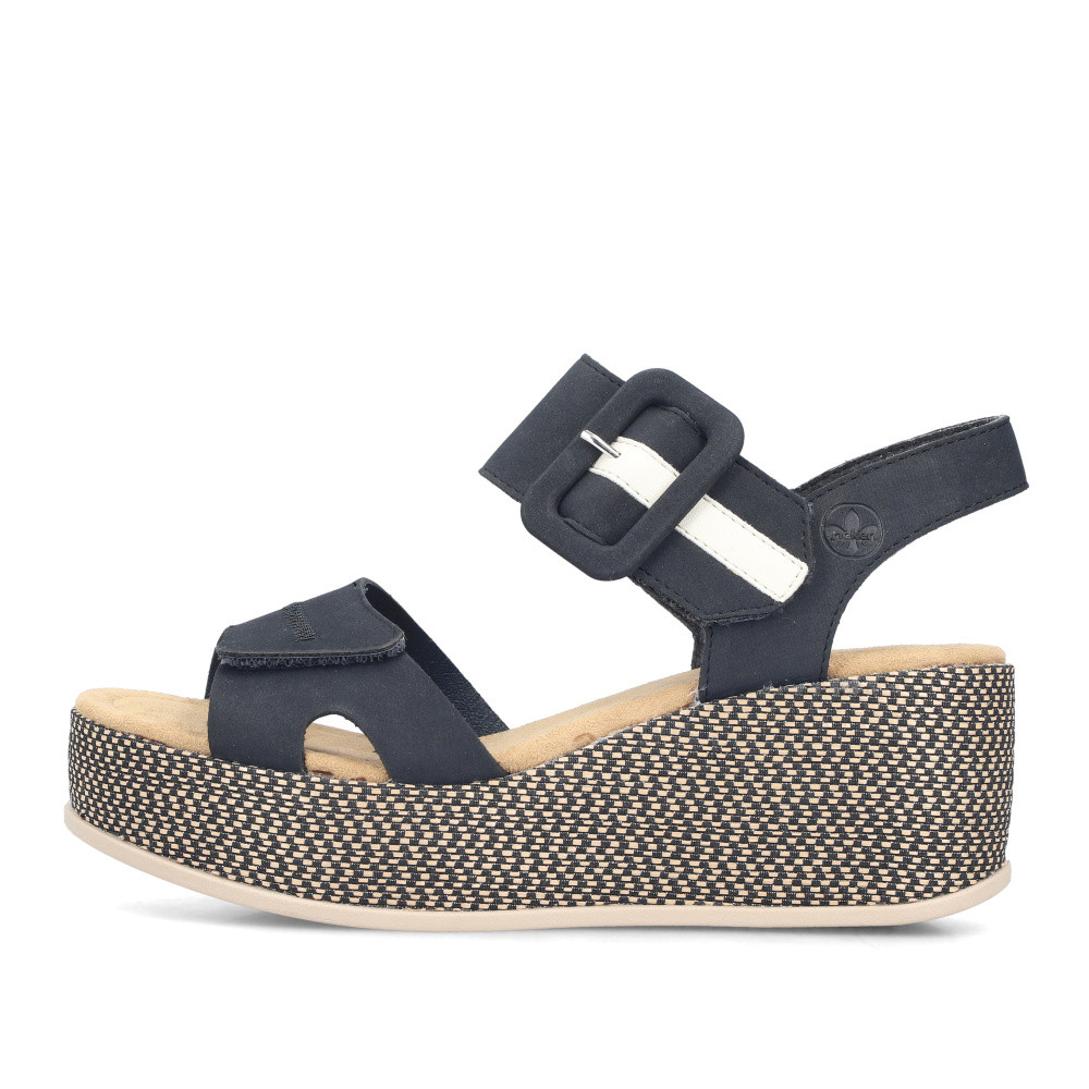 detail Dámské sandály RIEKER 69450-14 modrá S6