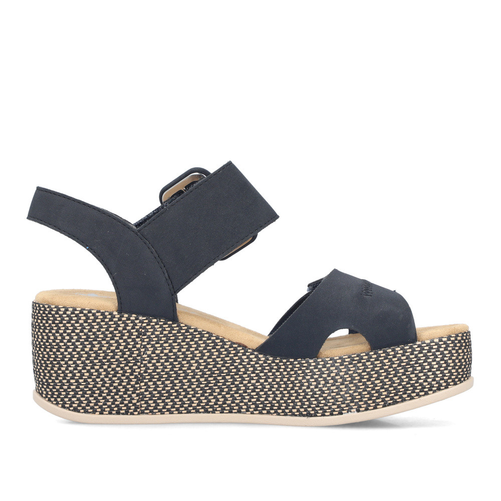 detail Dámské sandály RIEKER 69450-14 modrá S6