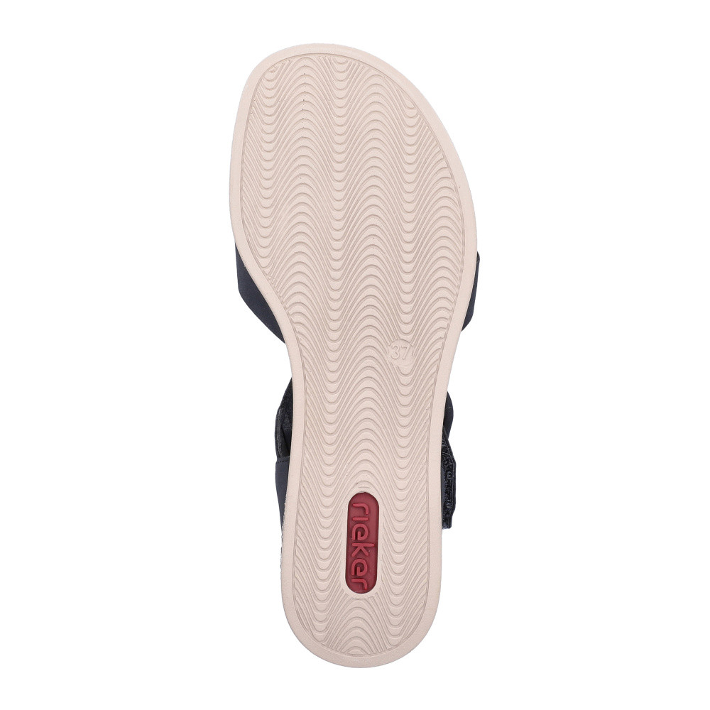 detail Dámské sandály RIEKER 69450-14 modrá S6