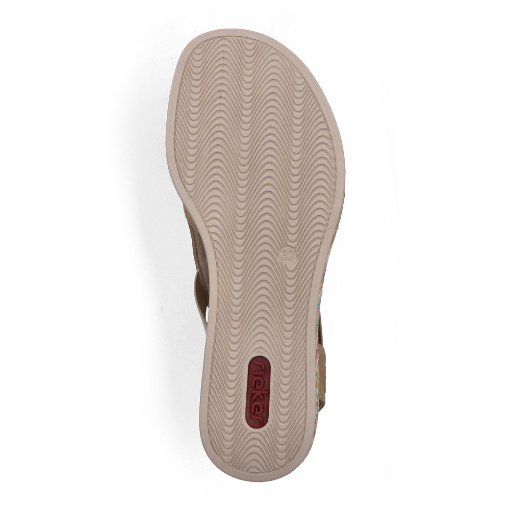 detail Dámské sandály RIEKER 69472-60 béžová S6