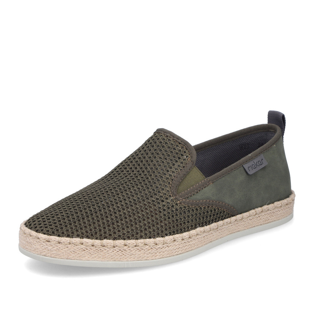 detail Pánské mokasíny RIEKER B2661-54 zelená S6