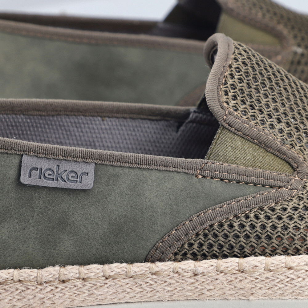 detail Pánské mokasíny RIEKER B2661-54 zelená S6