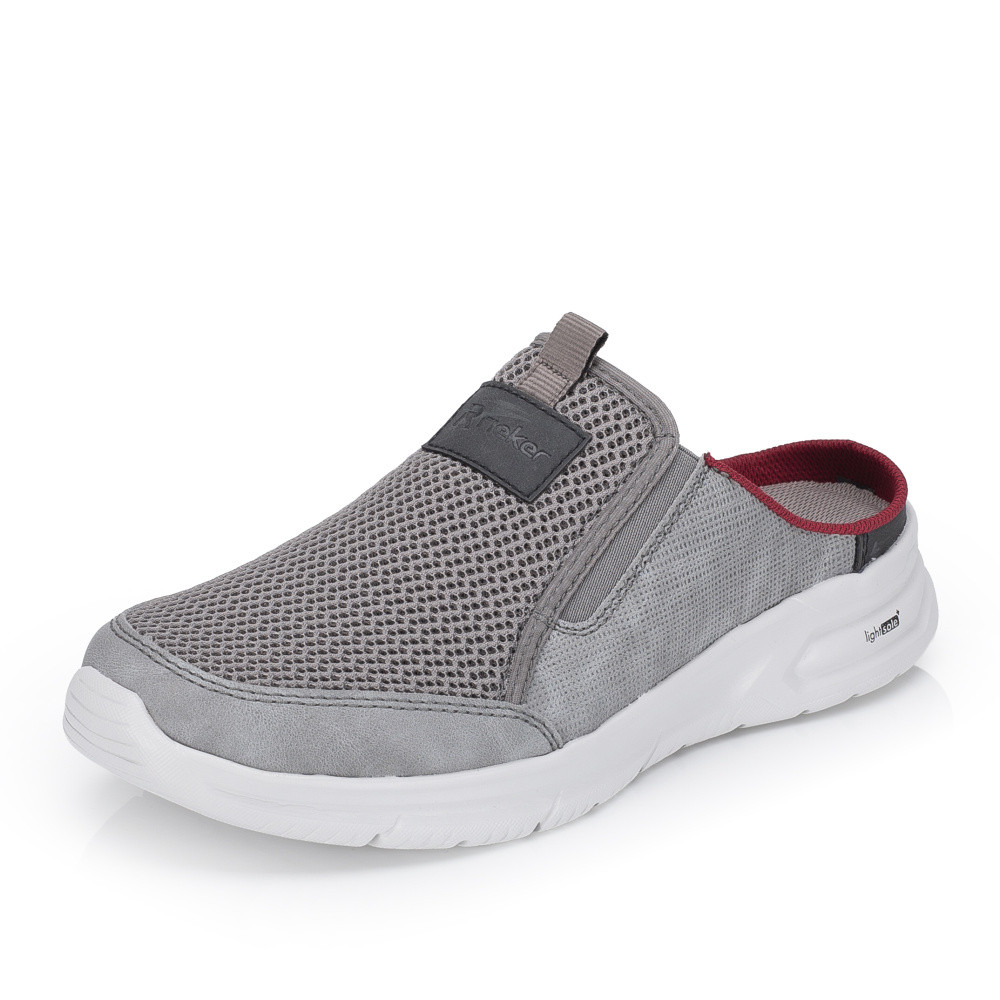 detail Pánské nazouváky RIEKER B7390-42 šedá S6