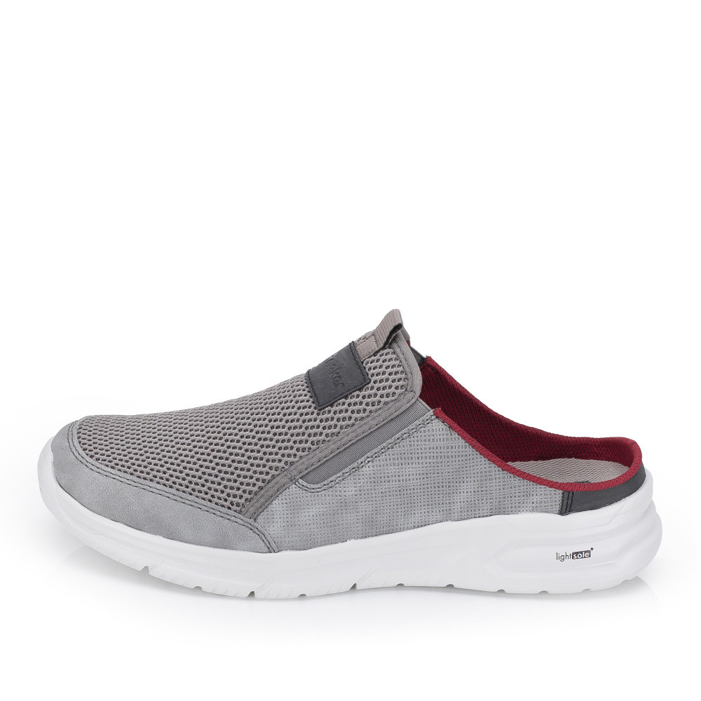 detail Pánské nazouváky RIEKER B7390-42 šedá S6