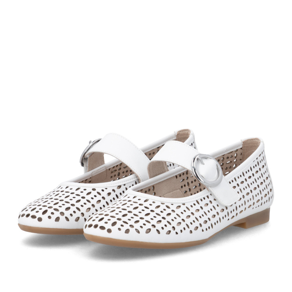 detail Dámské baleríny REMONTE D0K16-80 bílá S6