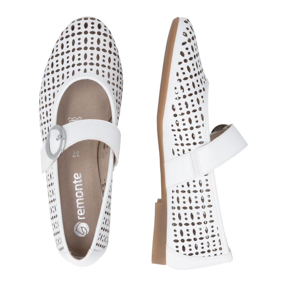 detail Dámské baleríny REMONTE D0K16-80 bílá S6
