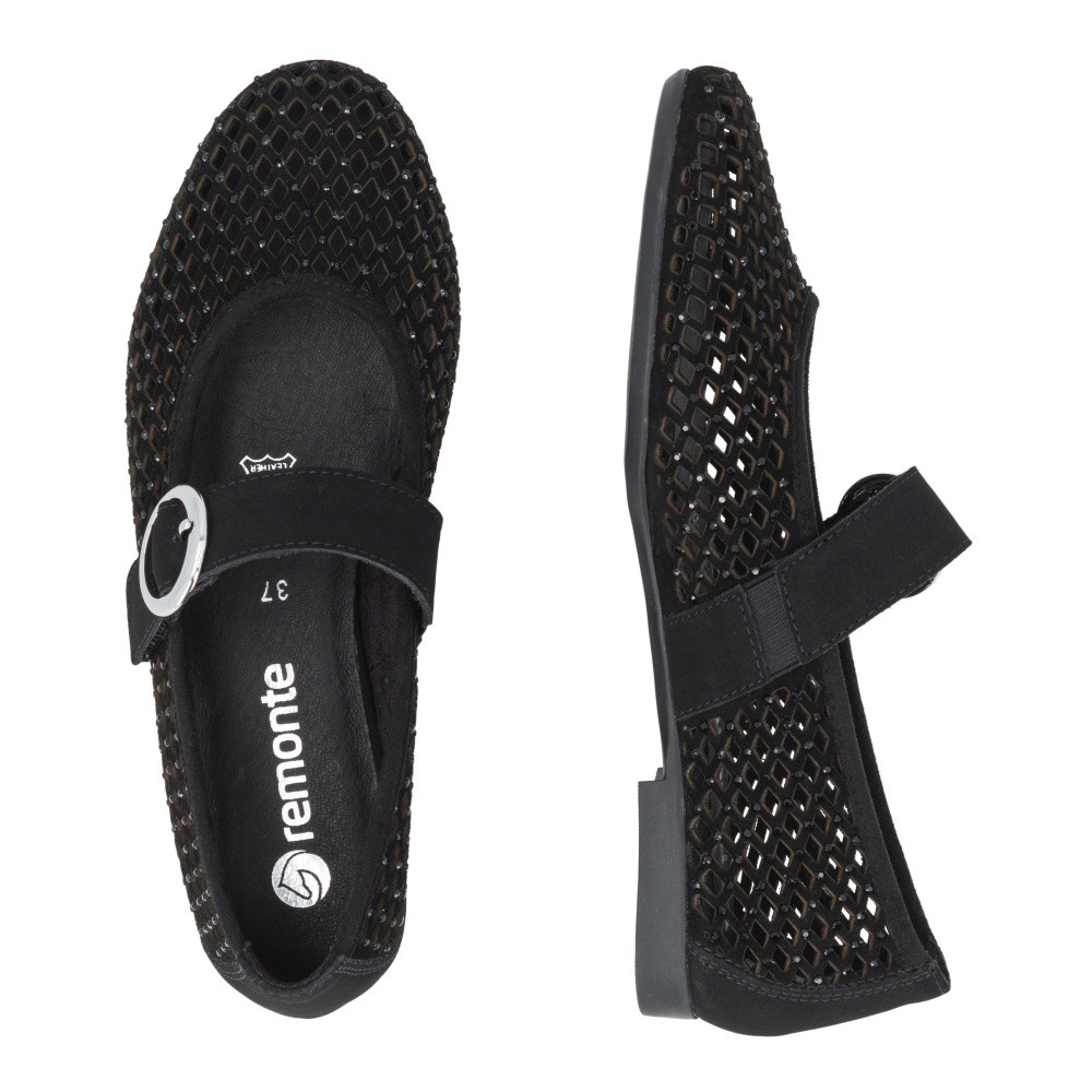 detail Dámské baleríny REMONTE D0K18-02 černá S6