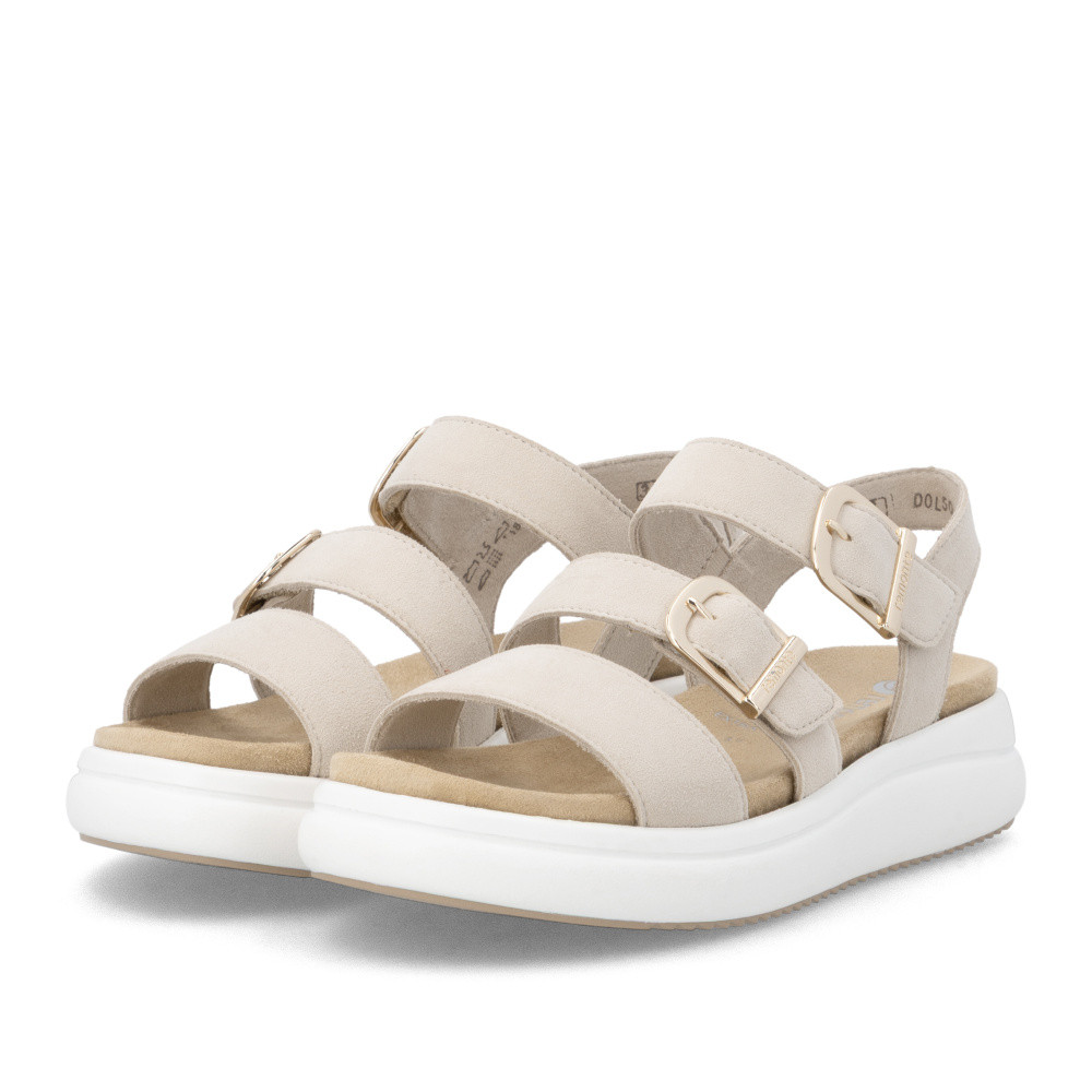 detail Dámské sandály REMONTE D0L50-60 béžová S6