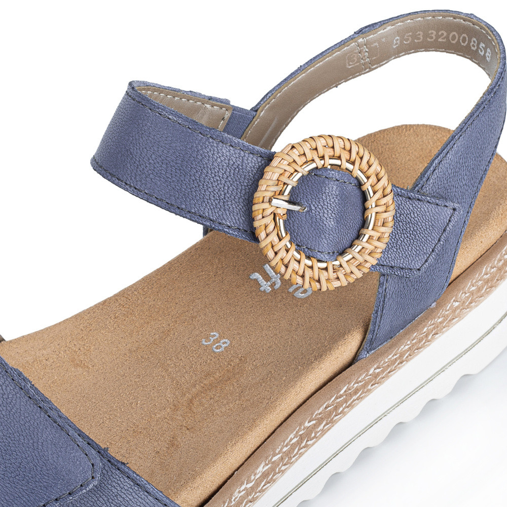 detail Dámské sandály REMONTE D0Q52-14 modrá S6