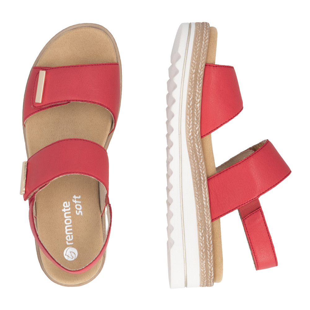 detail Dámské sandály REMONTE D0Q59-33 červená S6