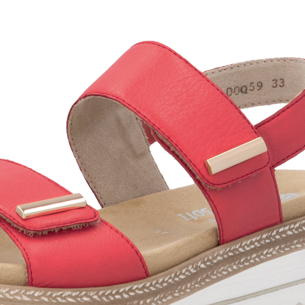 detail Dámské sandály REMONTE D0Q59-33 červená S6