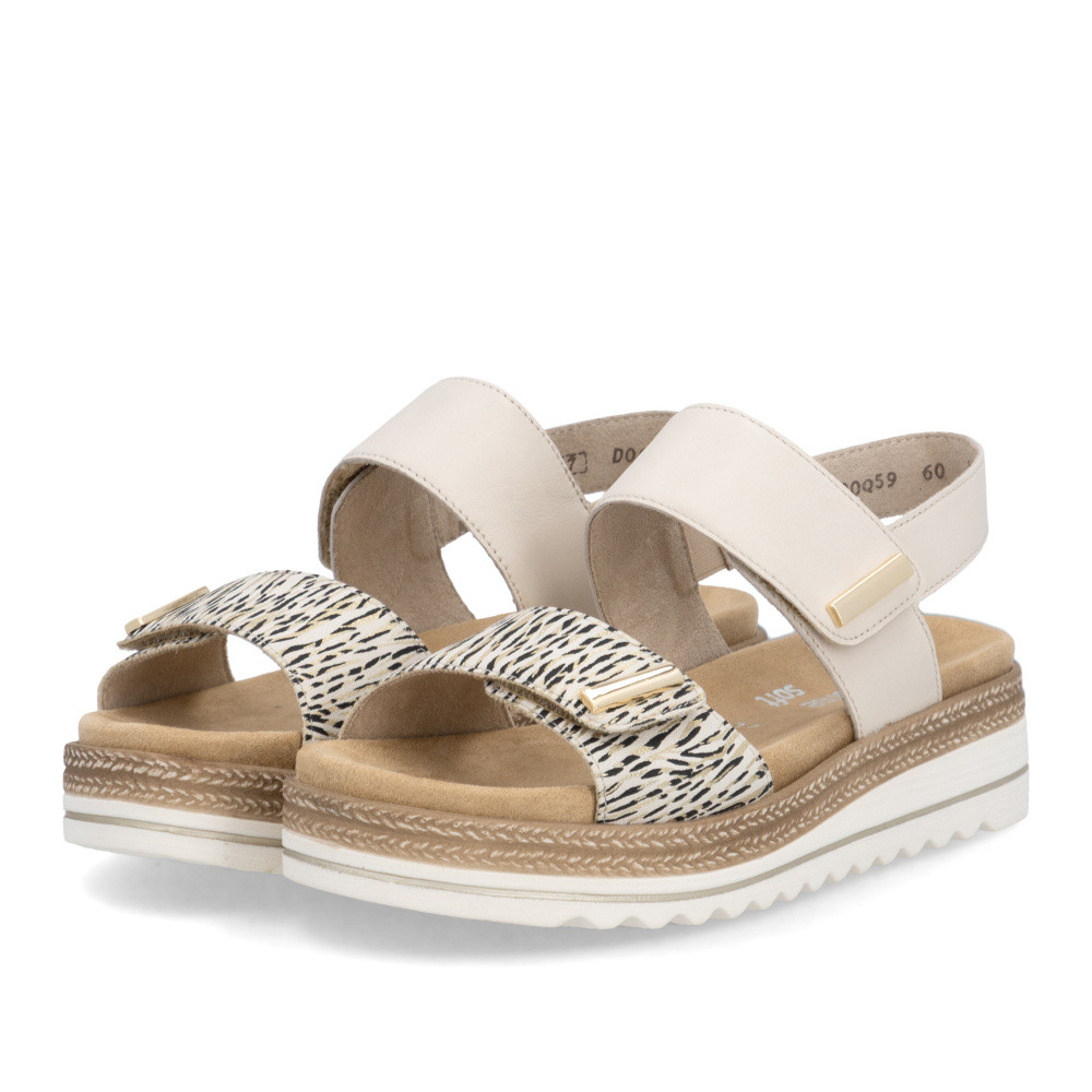 detail Dámské sandály REMONTE D0Q59-60 béžová S6