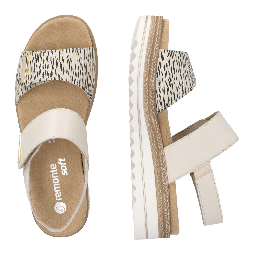 detail Dámské sandály REMONTE D0Q59-60 béžová S6