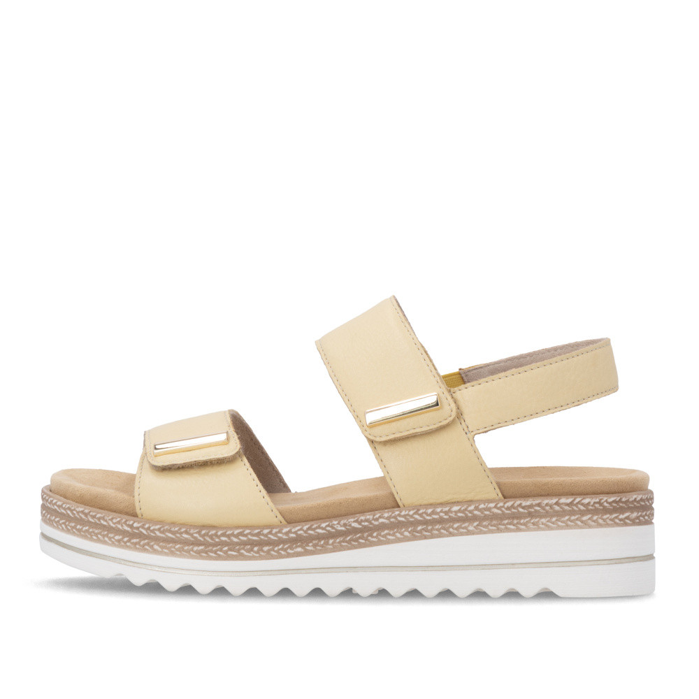 detail Dámské sandály REMONTE D0Q59-68 žlutá S6