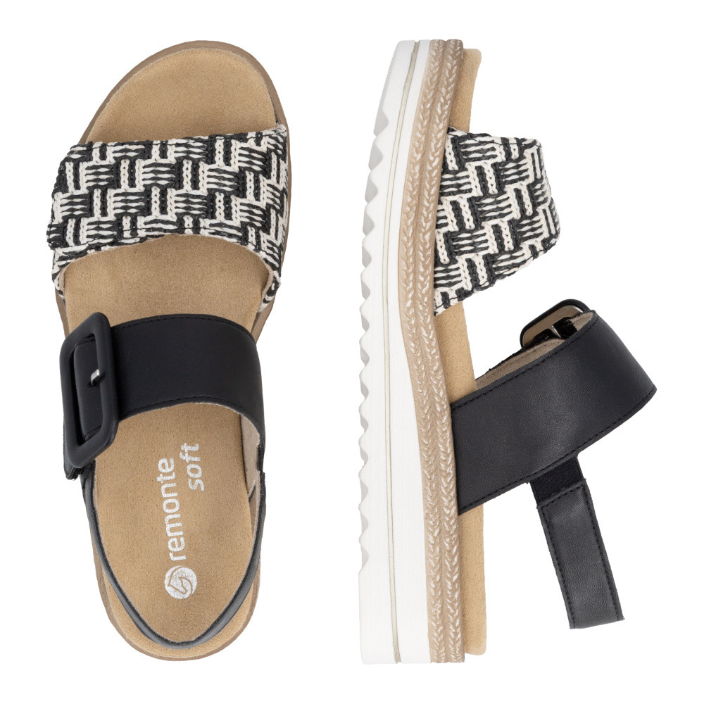 detail Dámské sandály REMONTE D0Q62-03 černá S6