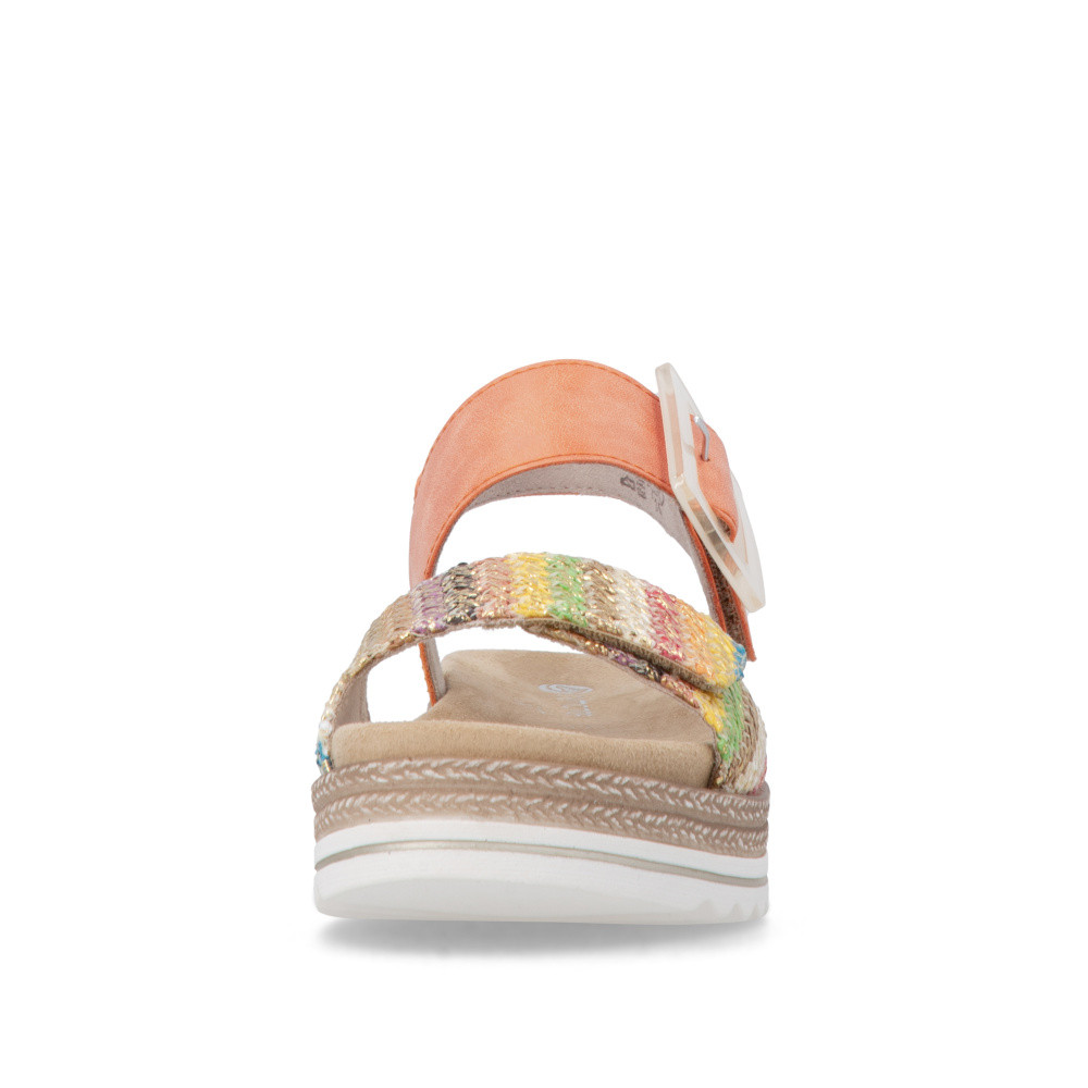 detail Dámské sandály REMONTE D0Q62-38 oranžová S6