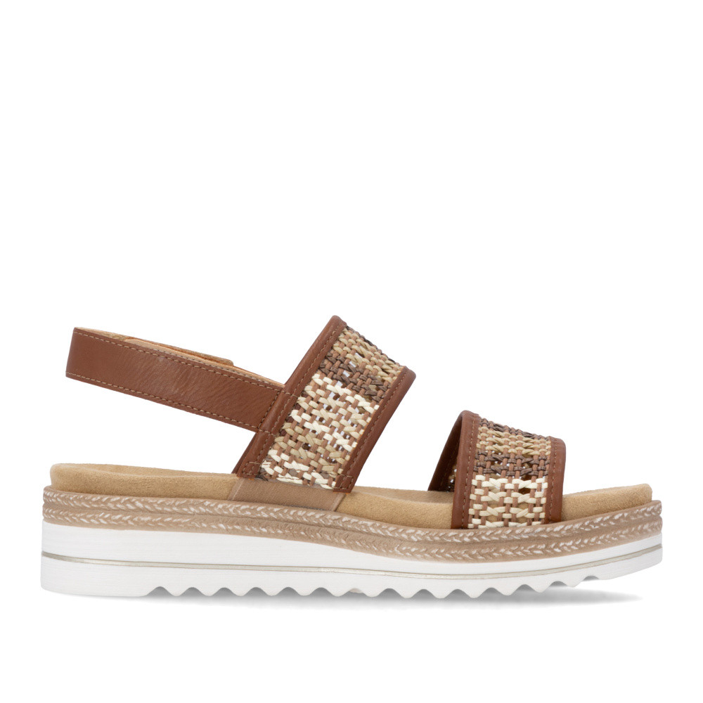 detail Dámské sandály REMONTE D0Q65-24 hnědá S6