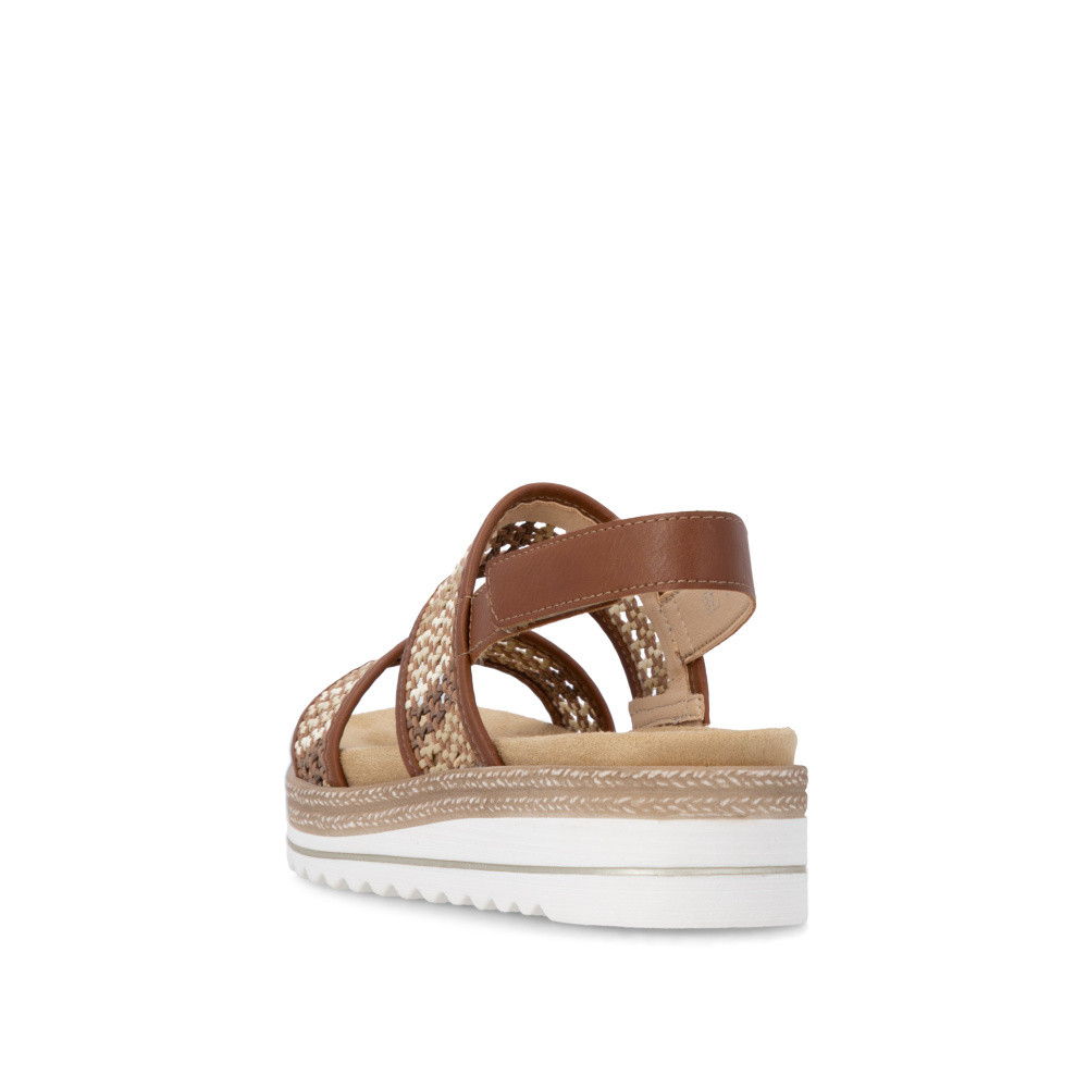 detail Dámské sandály REMONTE D0Q65-24 hnědá S6