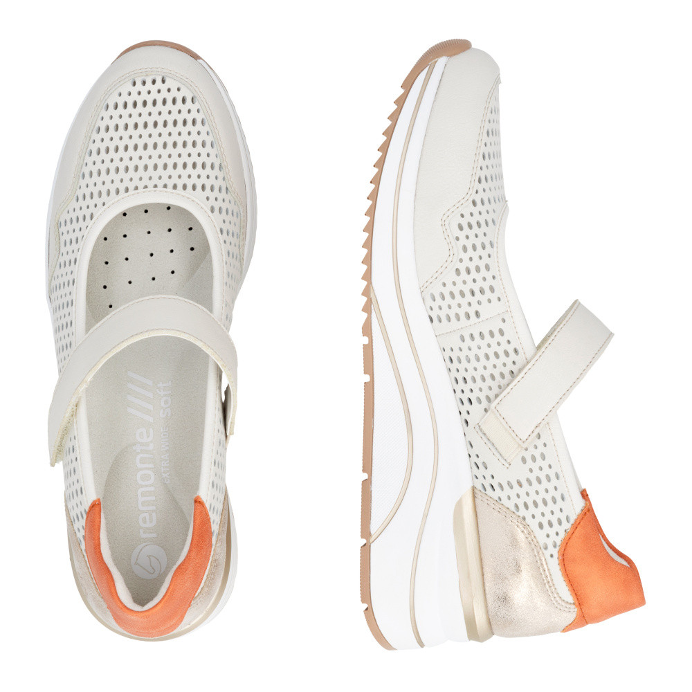 detail Dámské baleríny REMONTE D0T21-81 bílá S6