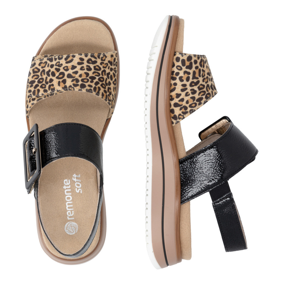 detail Dámské sandály REMONTE D1J53-04 černá S6