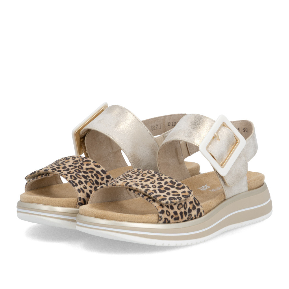 detail Dámské sandály REMONTE D1J53-91 zlatá S6