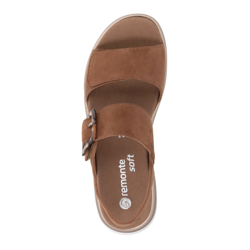 detail Dámské sandály REMONTE D1J62-22 hnědá S6