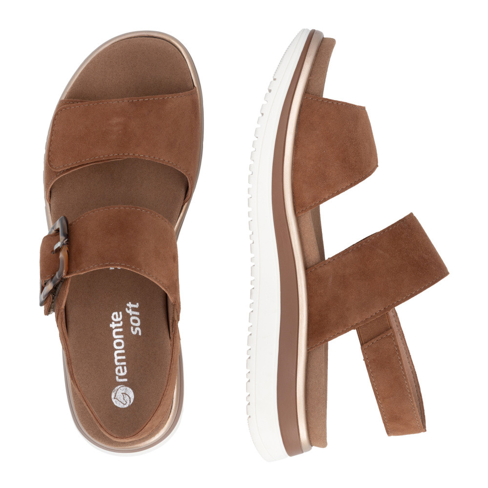 detail Dámské sandály REMONTE D1J62-22 hnědá S6