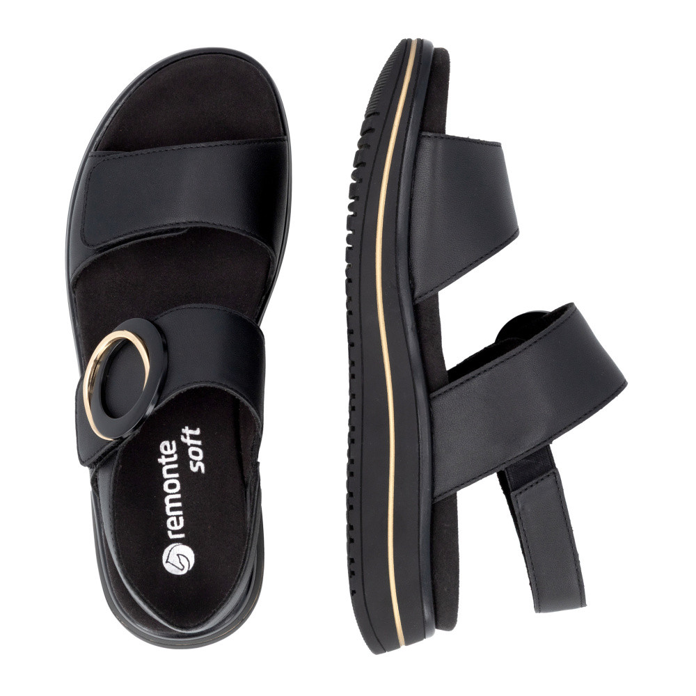 detail Dámské sandály REMONTE D1J63-00 černá S6