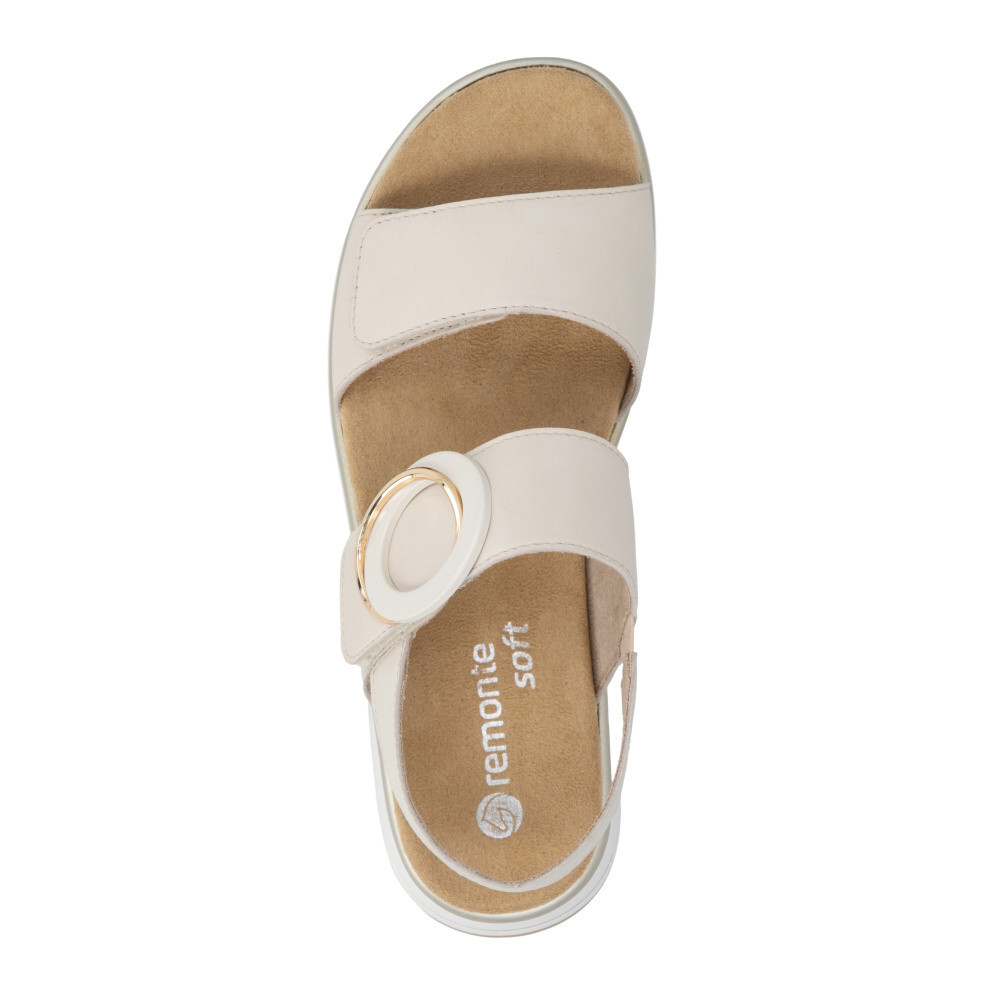 detail Dámské sandály REMONTE D1J63-60 béžová S6