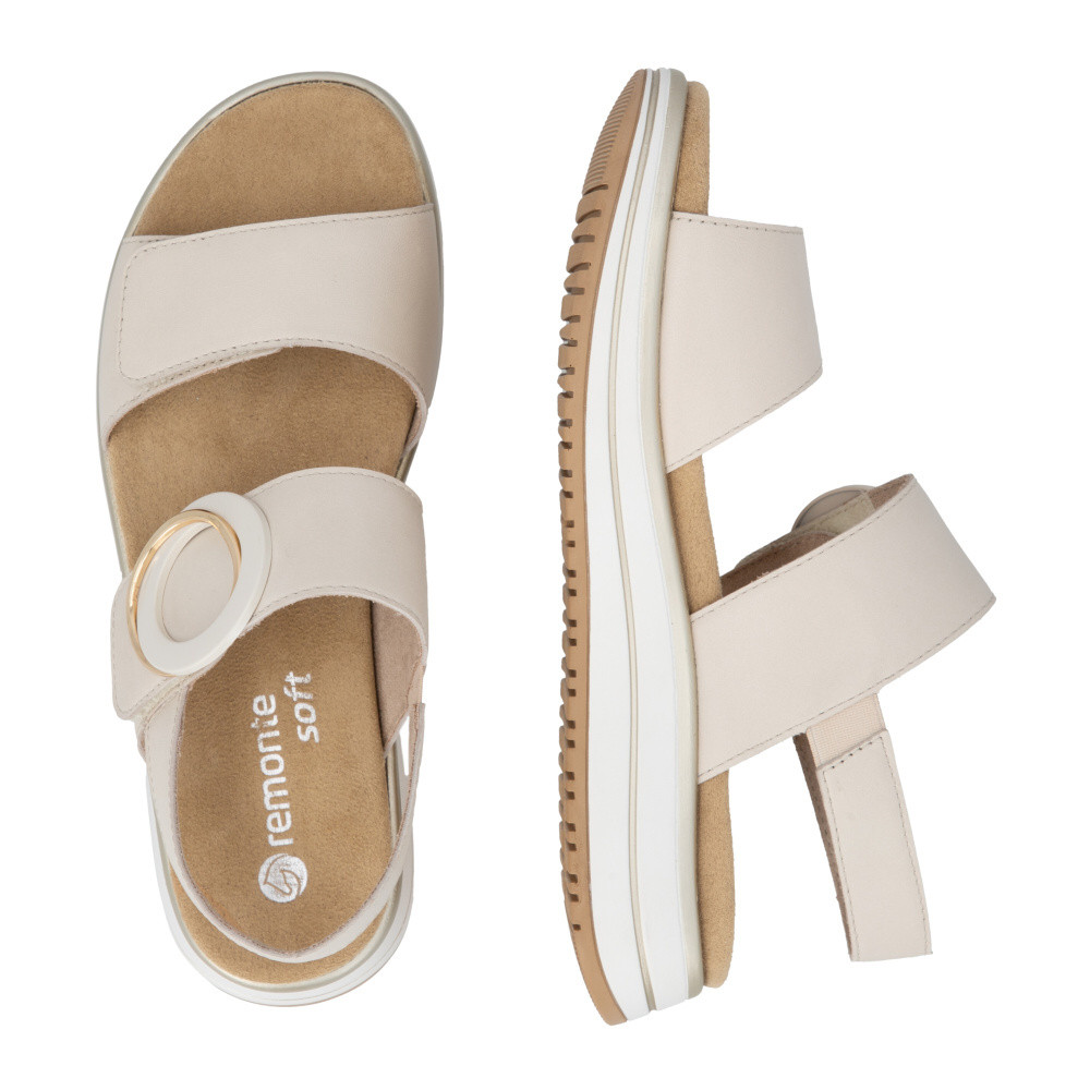 detail Dámské sandály REMONTE D1J63-60 béžová S6