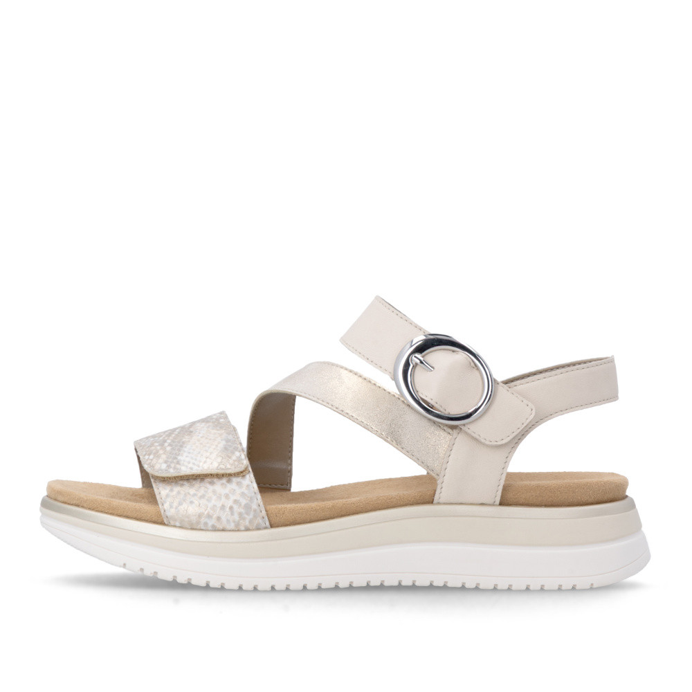 detail Dámské sandály REMONTE D1J64-90 béžová S6