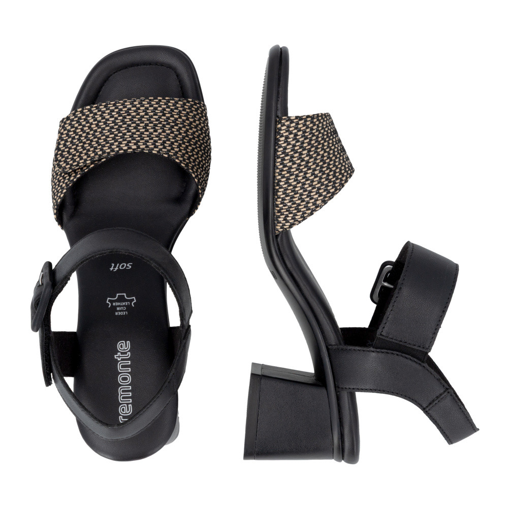 detail Dámské sandály REMONTE D1K51-04 černá S6