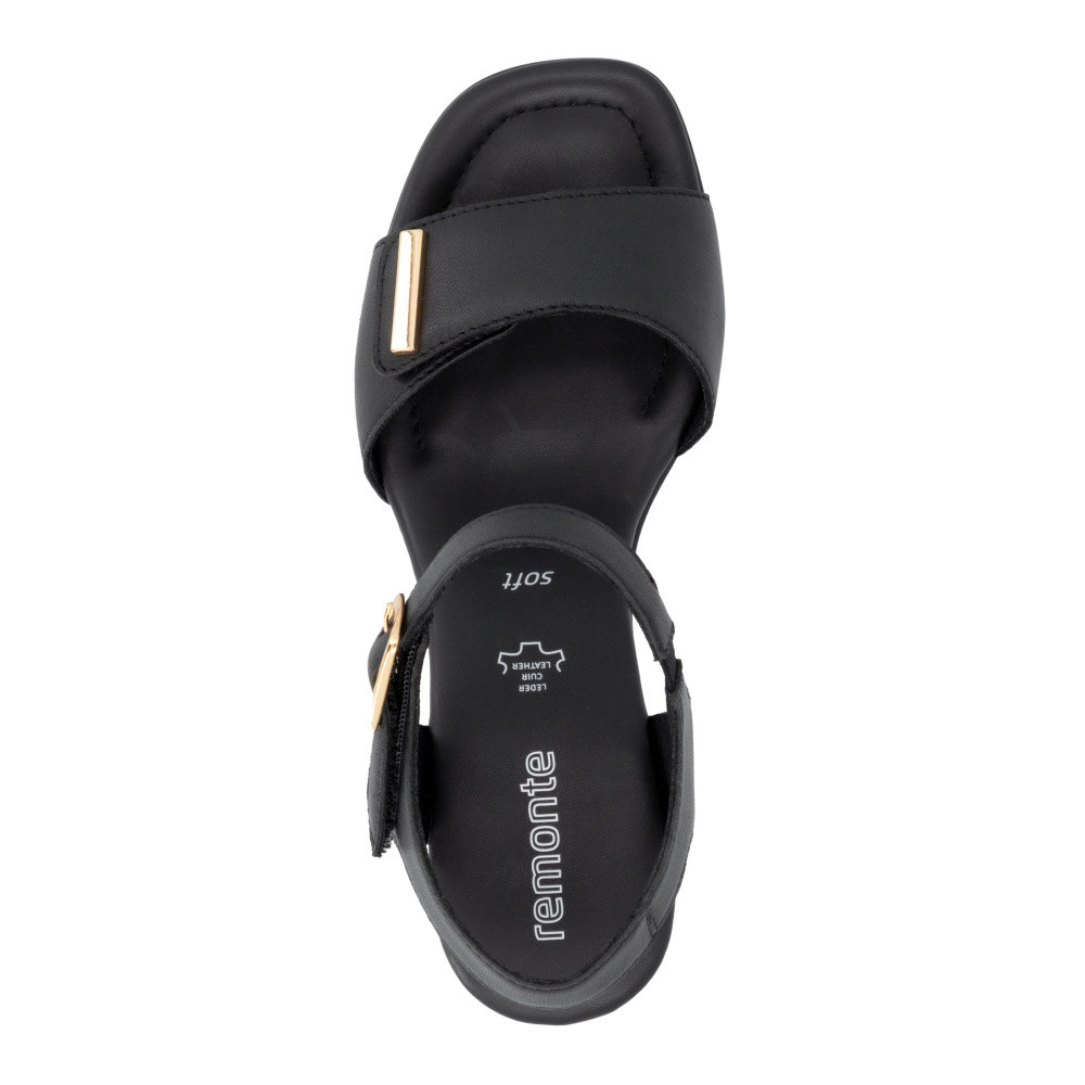 detail Dámské sandály REMONTE D1K54-00 černá S6