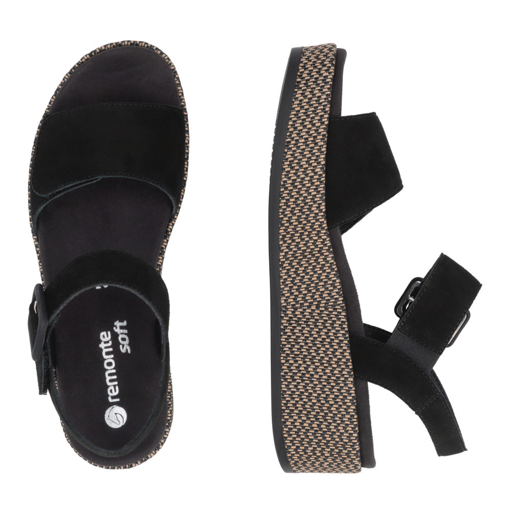 detail Dámské sandály REMONTE D1N54-01 černá S6