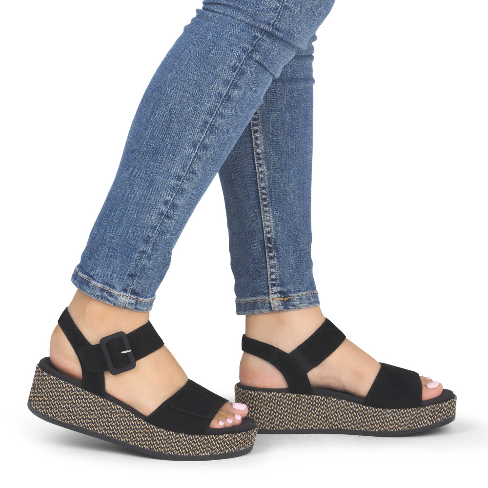 detail Dámské sandály REMONTE D1N54-01 černá S6