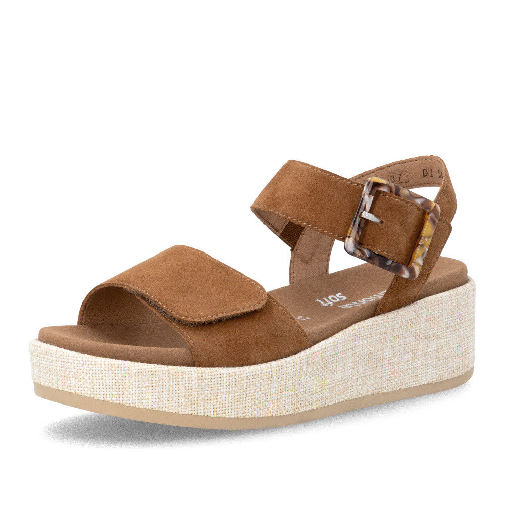 detail Dámské sandály REMONTE D1N54-22 hnědá S6