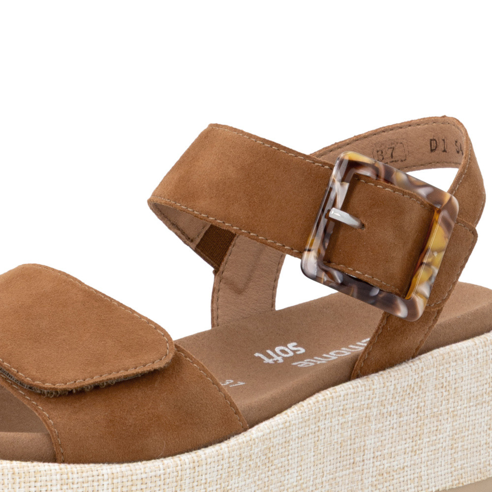 detail Dámské sandály REMONTE D1N54-22 hnědá S6