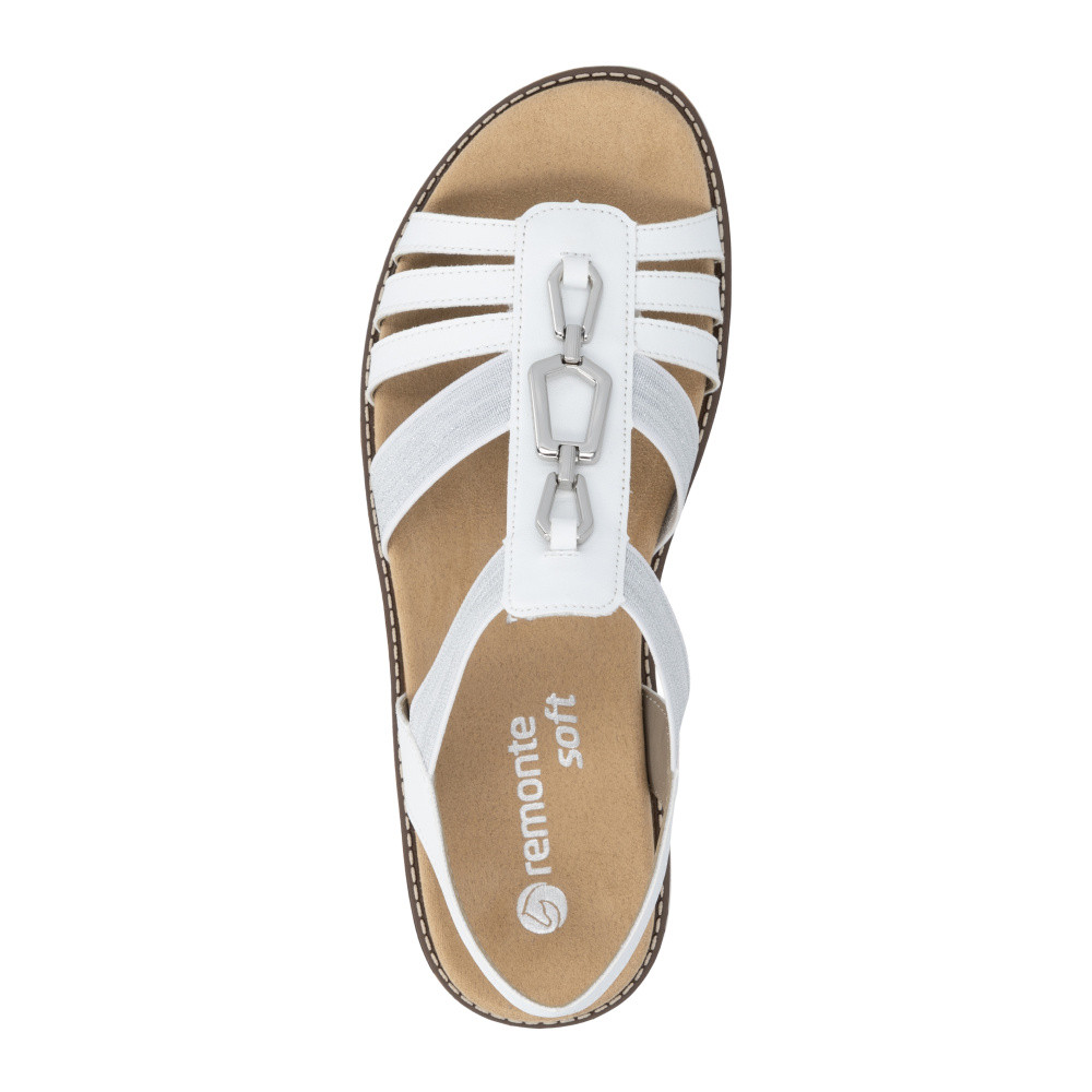 detail Dámské sandály REMONTE D2041-80   WHITE   F/S6