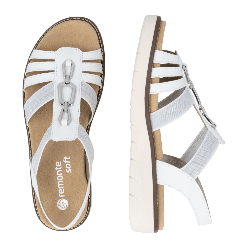 detail Dámské sandály REMONTE D2041-80   WHITE   F/S6