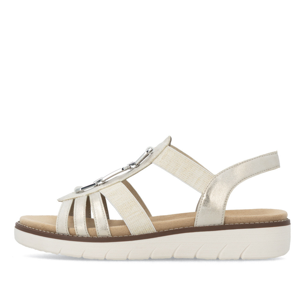 detail Dámské sandály REMONTE D2041-90 zlatá S6