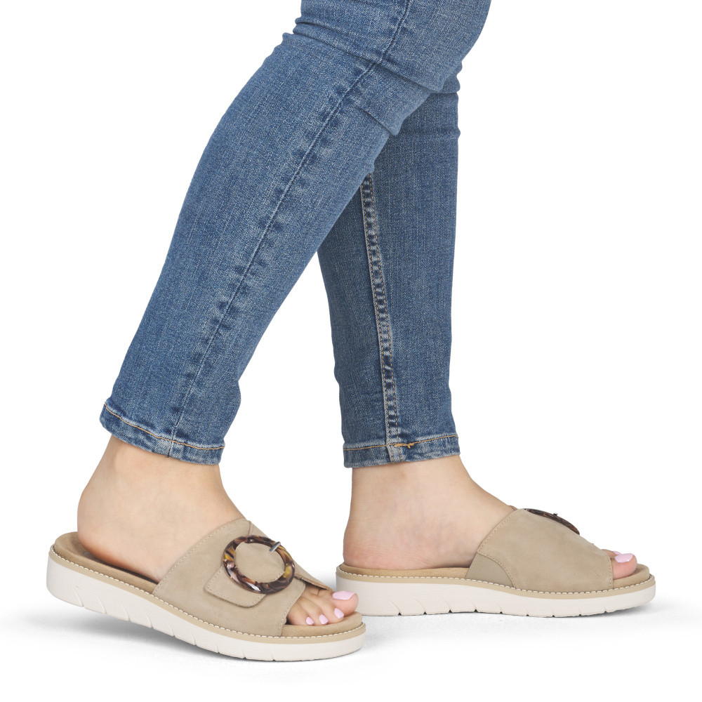 detail Dámské nazouváky REMONTE D2042-62 béžová S6