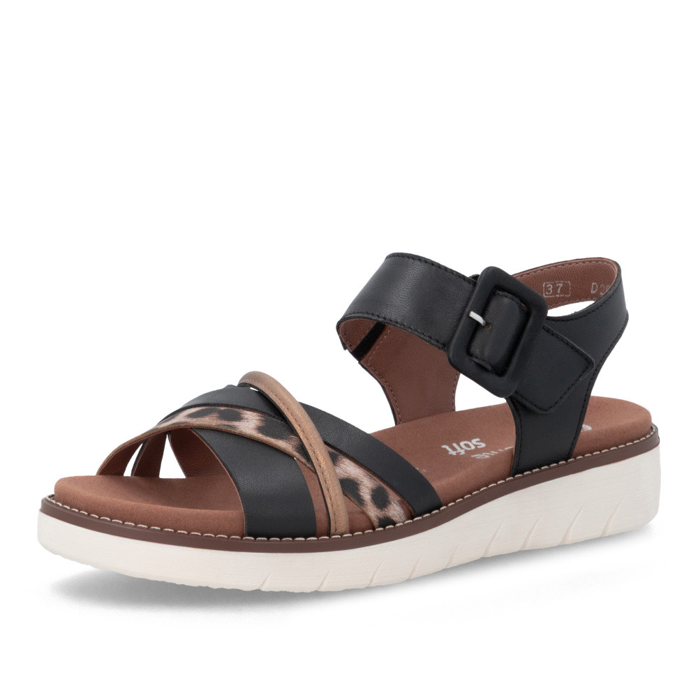 detail Dámské sandály REMONTE D2043-03 černá S6