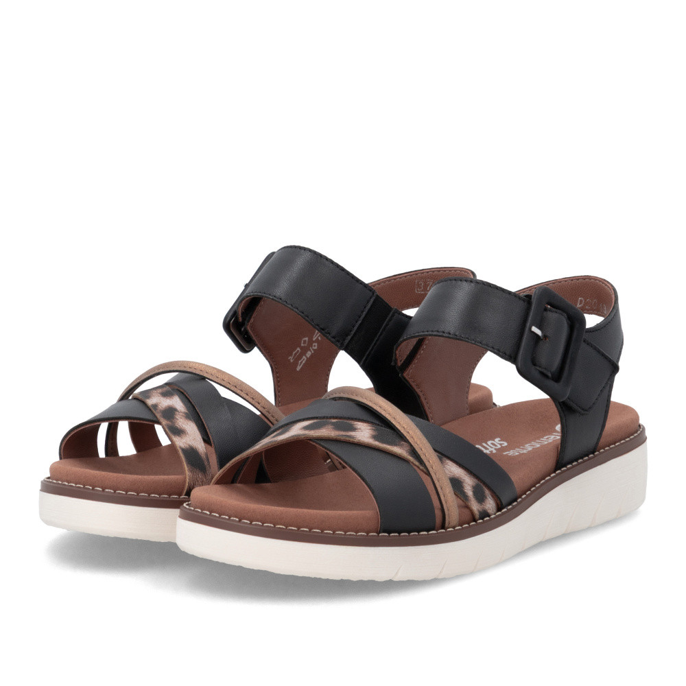 detail Dámské sandály REMONTE D2043-03 černá S6