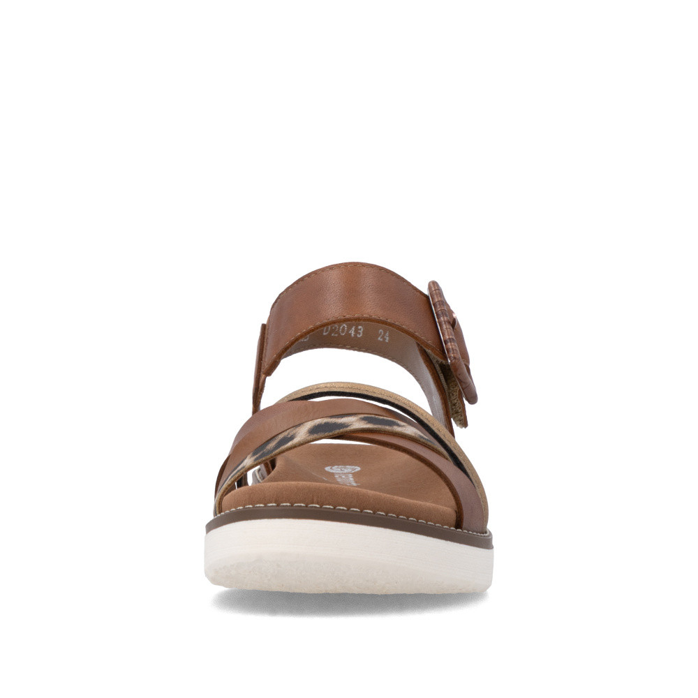 detail Dámské sandály REMONTE D2043-24 hnědá S6